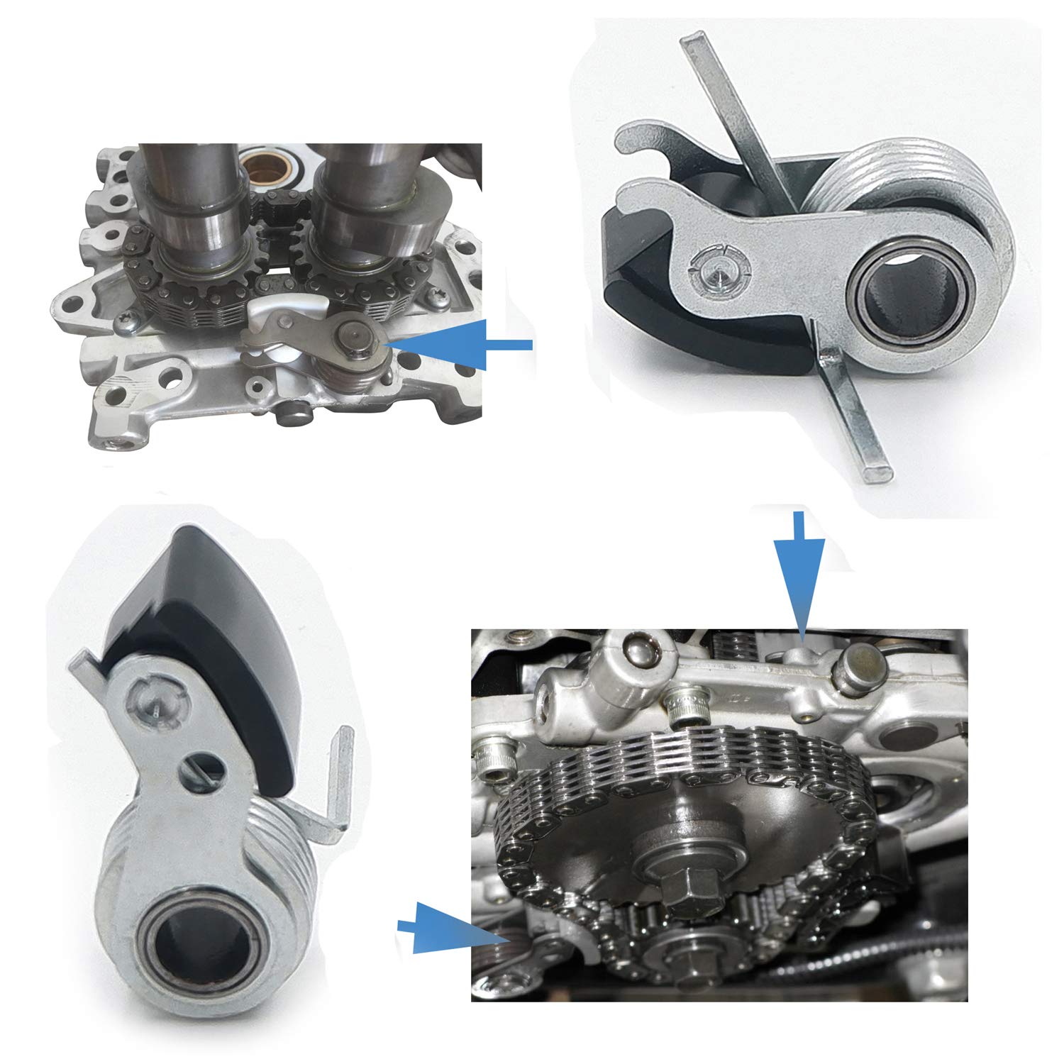 トム・チャム・ゴロンタ Amazon.com: HTTMT EPC001- CAM CHAIN OUTER INNER TENSIONER